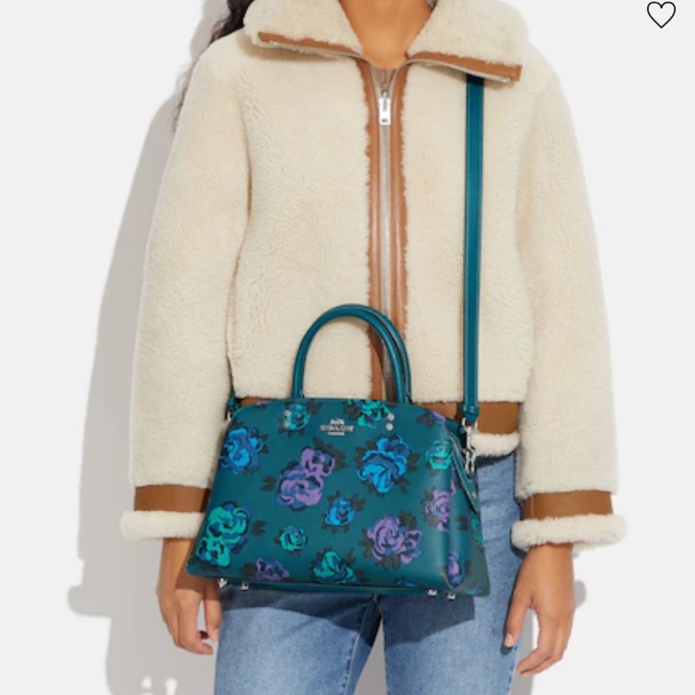 NWT coach Lille carryall with jumbo floral print